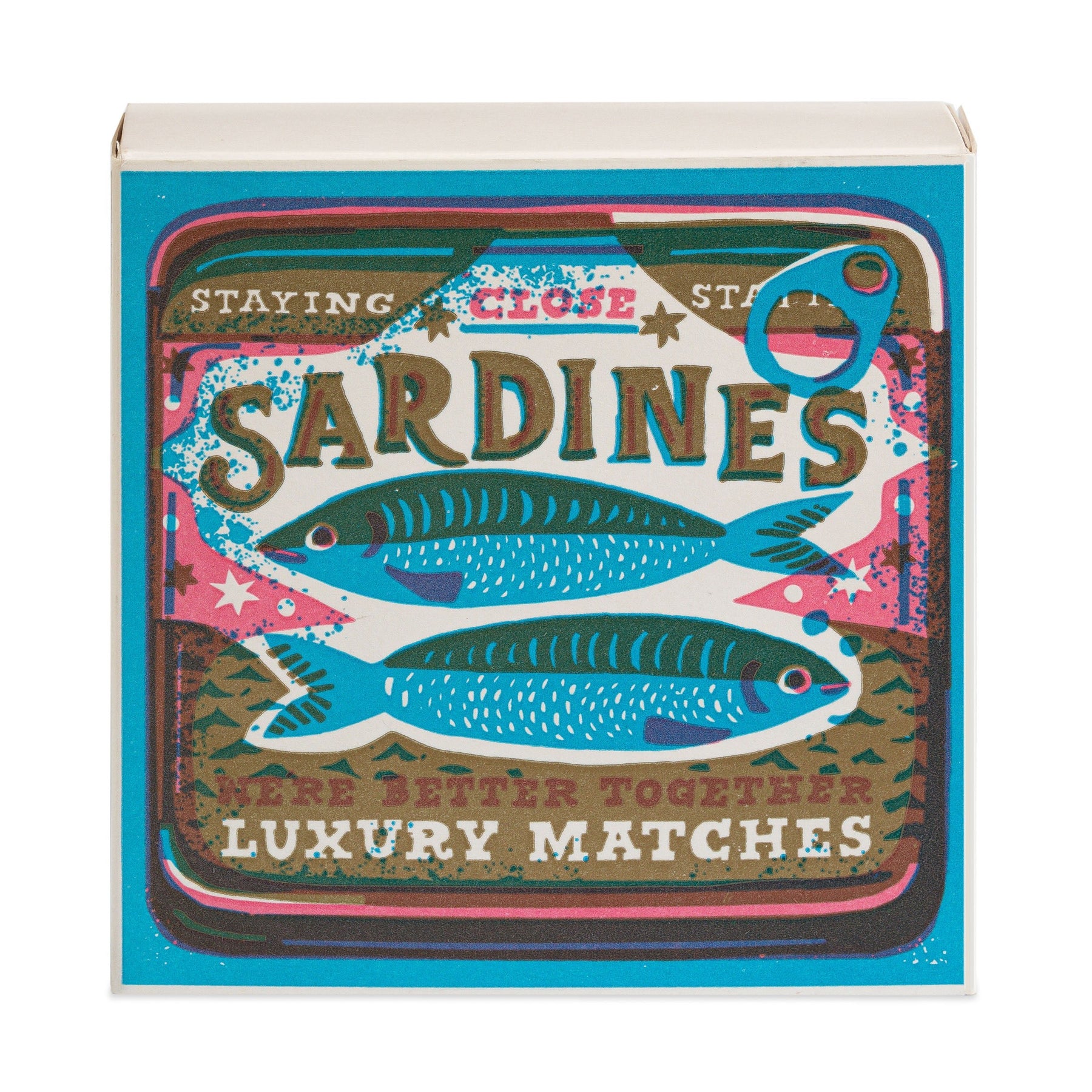 Better Together Sardines Luxury Archivist Matches - The Mewstone Candle Co