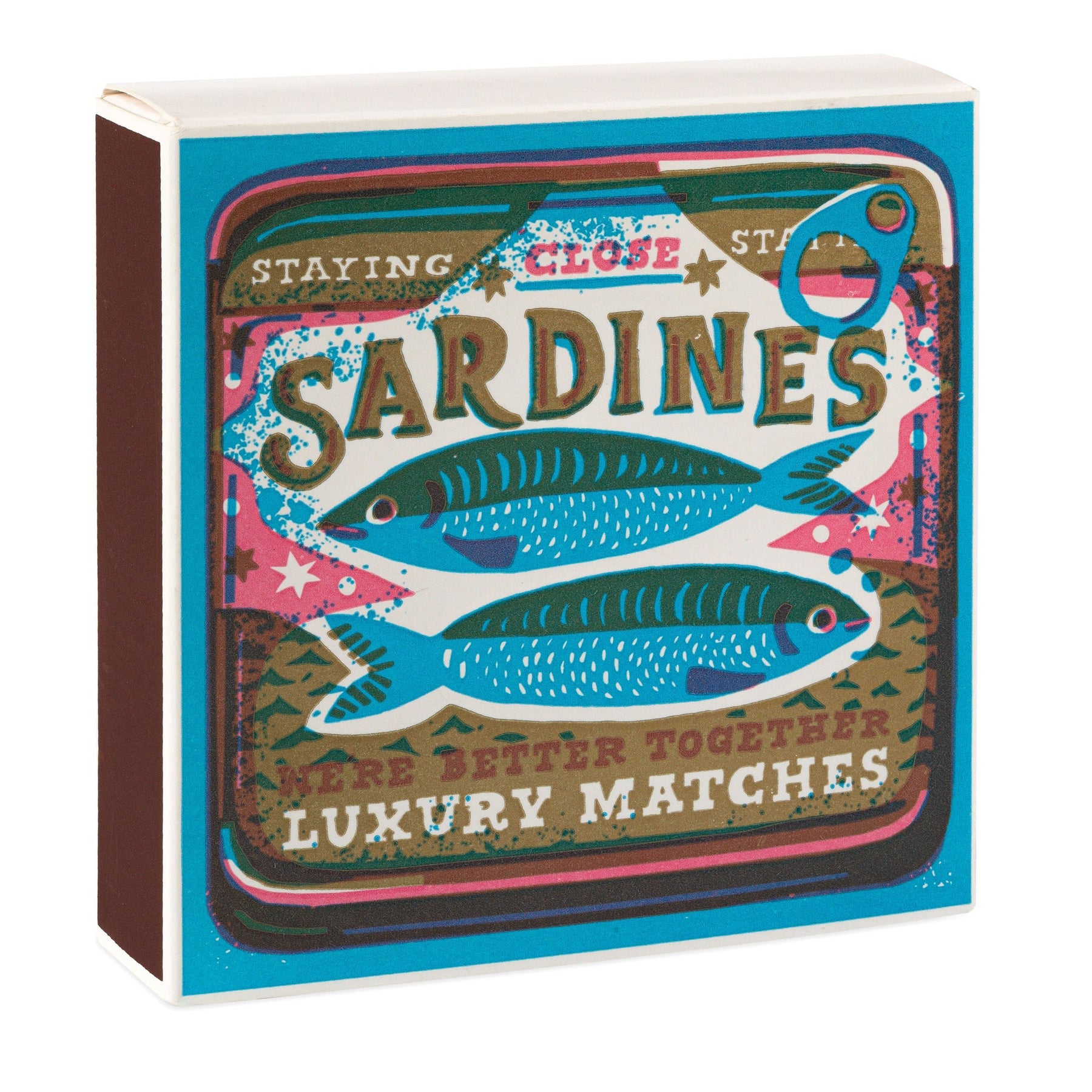 Better Together Sardines Luxury Archivist Matches - The Mewstone Candle Co
