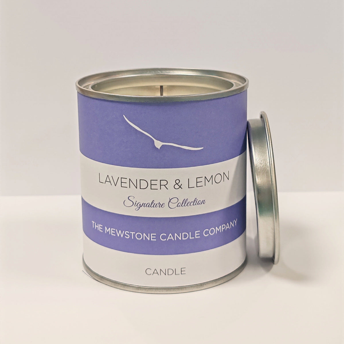 Lavender and Lemon Signature Candle - The Mewstone Candle Co