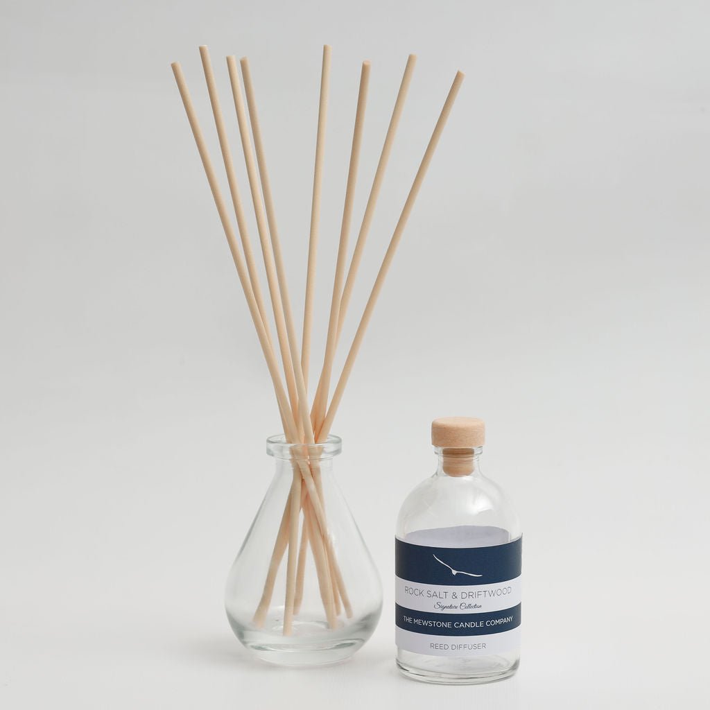 Rock Salt & Driftwood Reed Diffuser - The Mewstone Candle Co