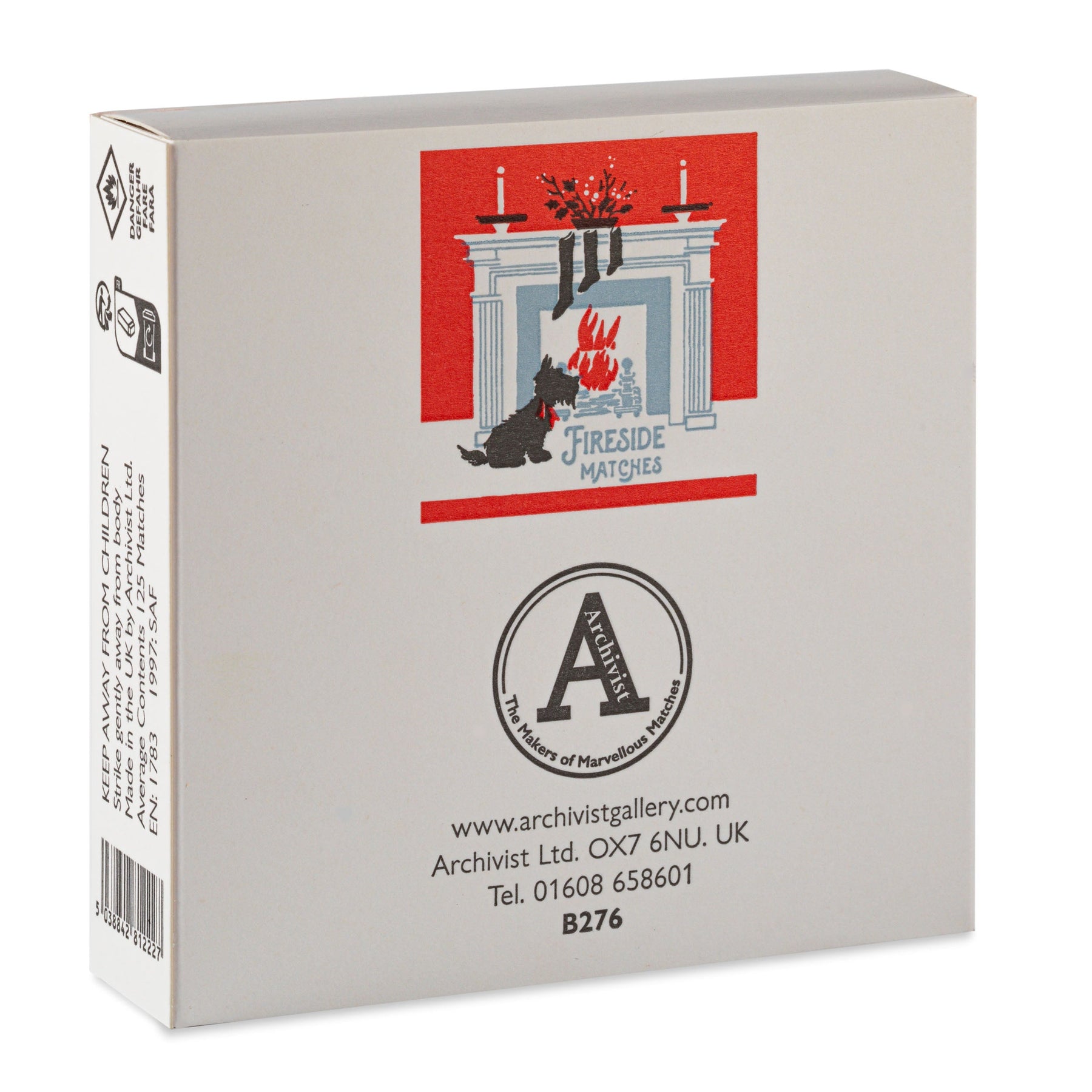 Scotty Dog Fireside Luxury Archivist Matches - The Mewstone Candle Co