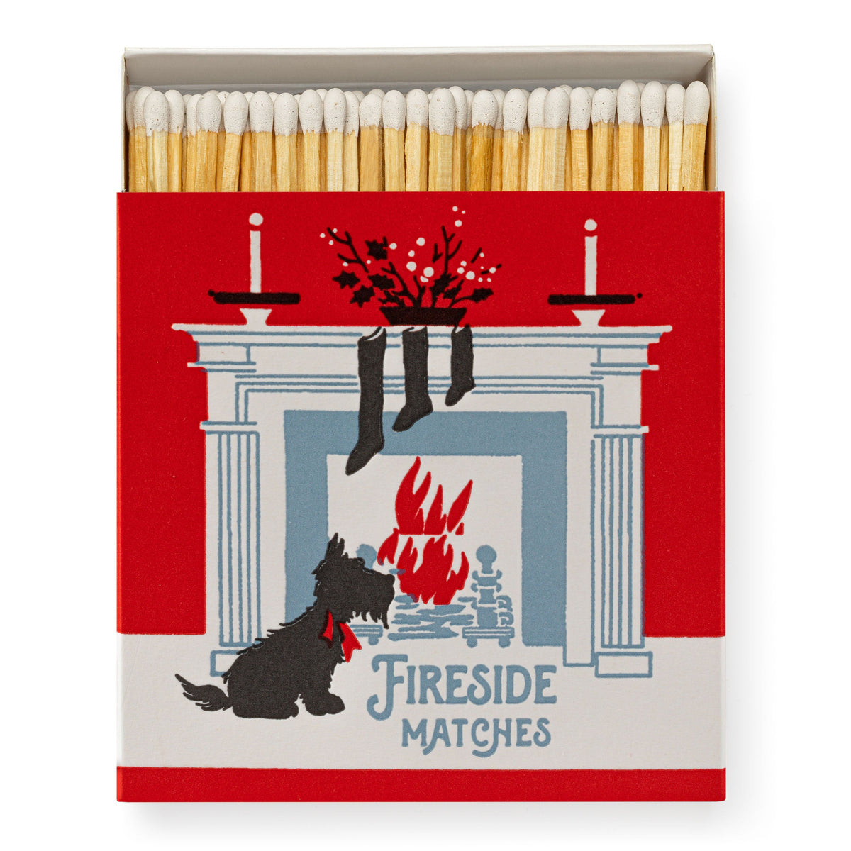Scotty Dog Fireside Luxury Archivist Matches - The Mewstone Candle Co