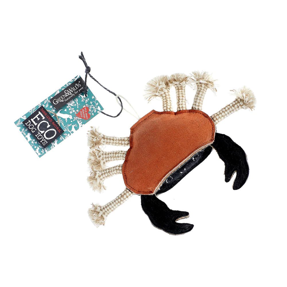 Carlos The Crab Eco Dog Toy - The Mewstone Candle Co