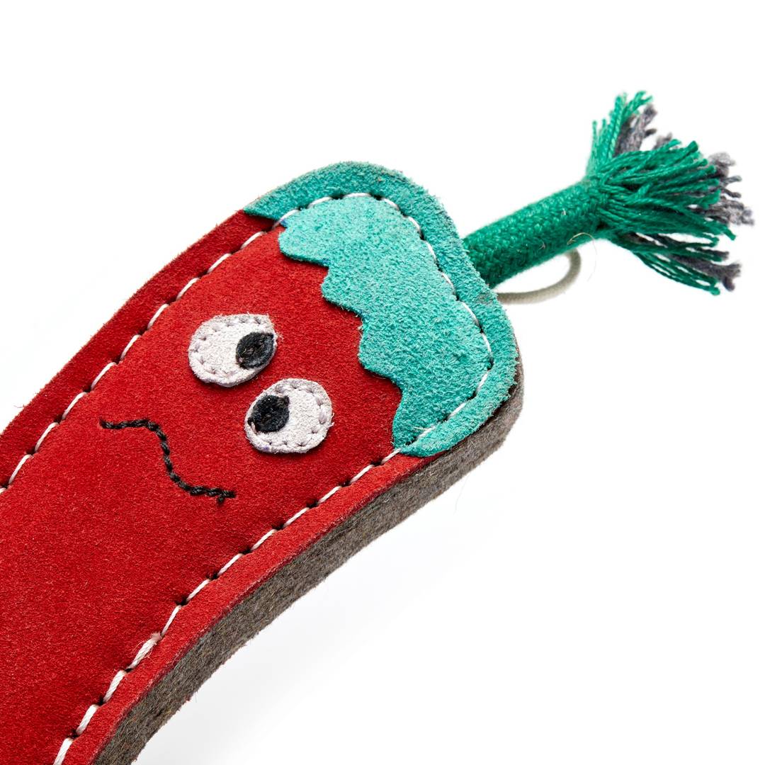 Chad The Red Hot Chilli Pepper Eco Dog Toy - The Mewstone Candle Co