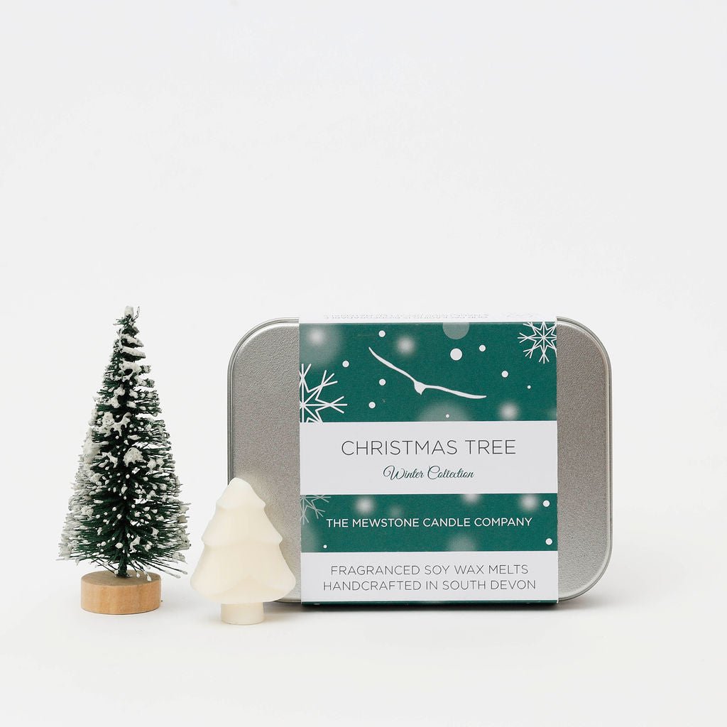 Christmas Tree Wax Melt Tin - The Mewstone Candle Co
