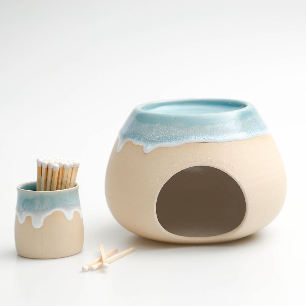 Coast Blue Artisan Wax Melt Burner - The Mewstone Candle Co