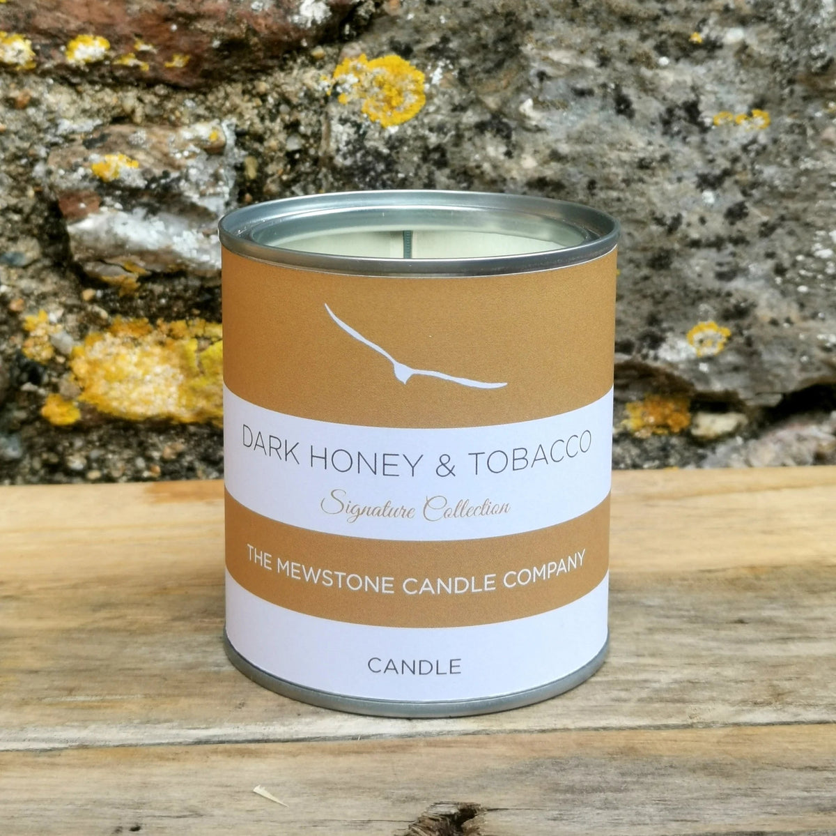 Dark Honey and Tobacco Signature Candle - The Mewstone Candle Co