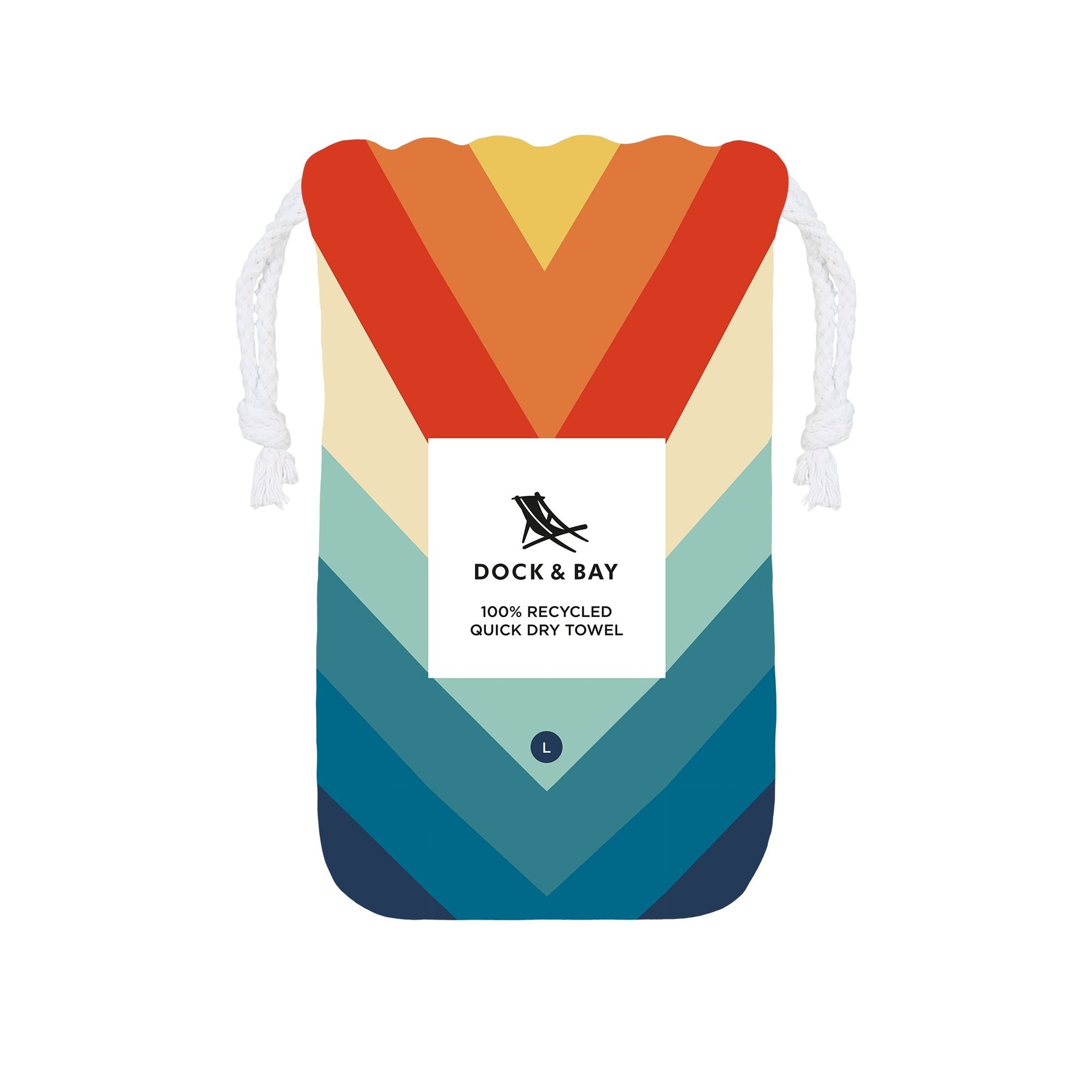 Dock and Bay Quick Dry Towel - Chevron Chic - The Mewstone Candle Co