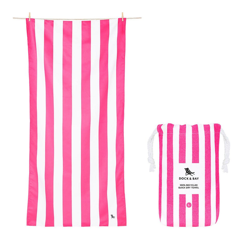 Dock and Bay Quick Dry Towel - Phi Phi Pink - The Mewstone Candle Co