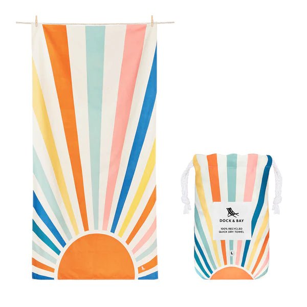 Dock and Bay Quick Dry Towel - Rising Sun - The Mewstone Candle Co