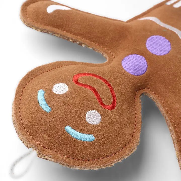 Jean Genie The Gingerbread Person Eco Dog Toy - The Mewstone Candle Co