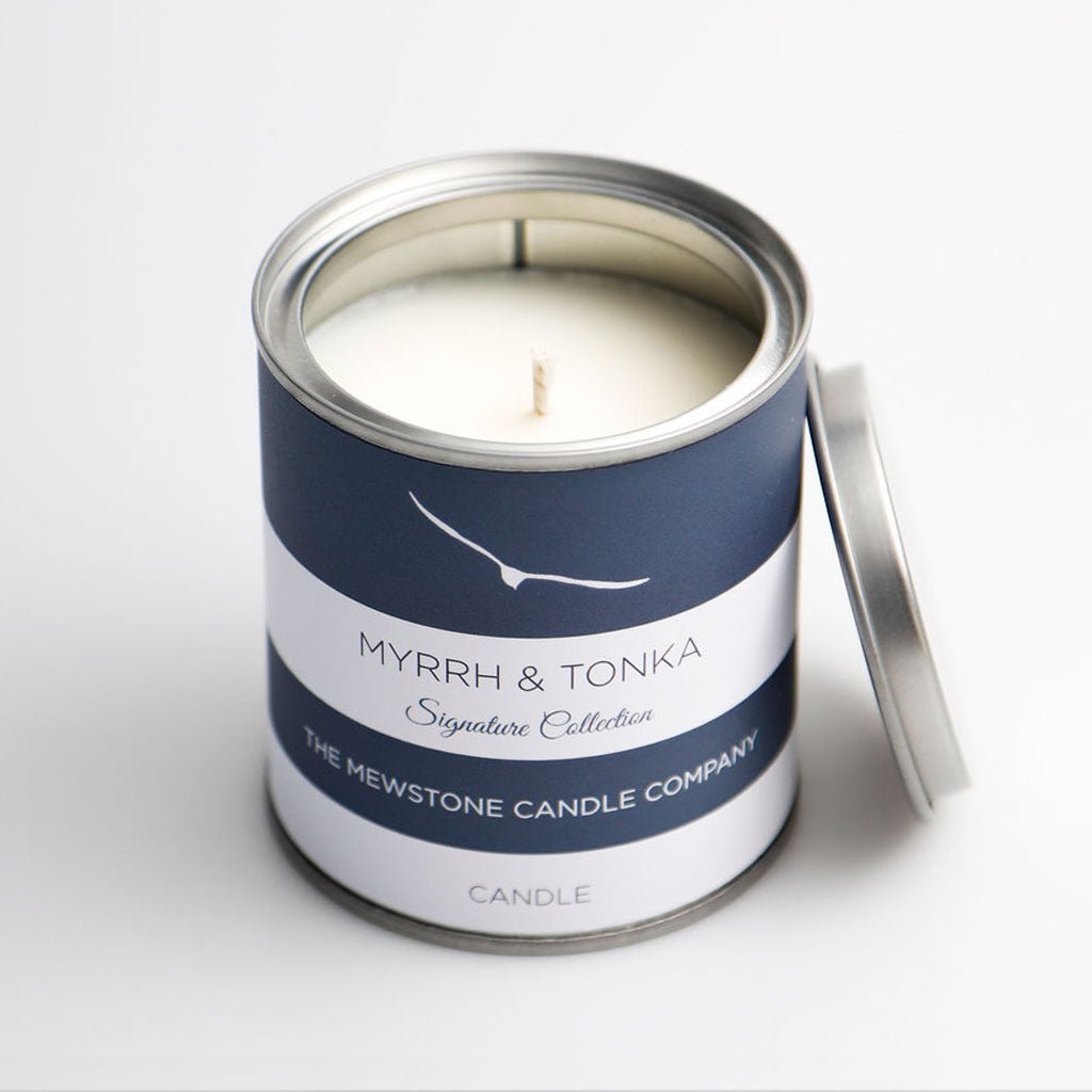 Myrrh and Tonka Signature Candle - The Mewstone Candle Co