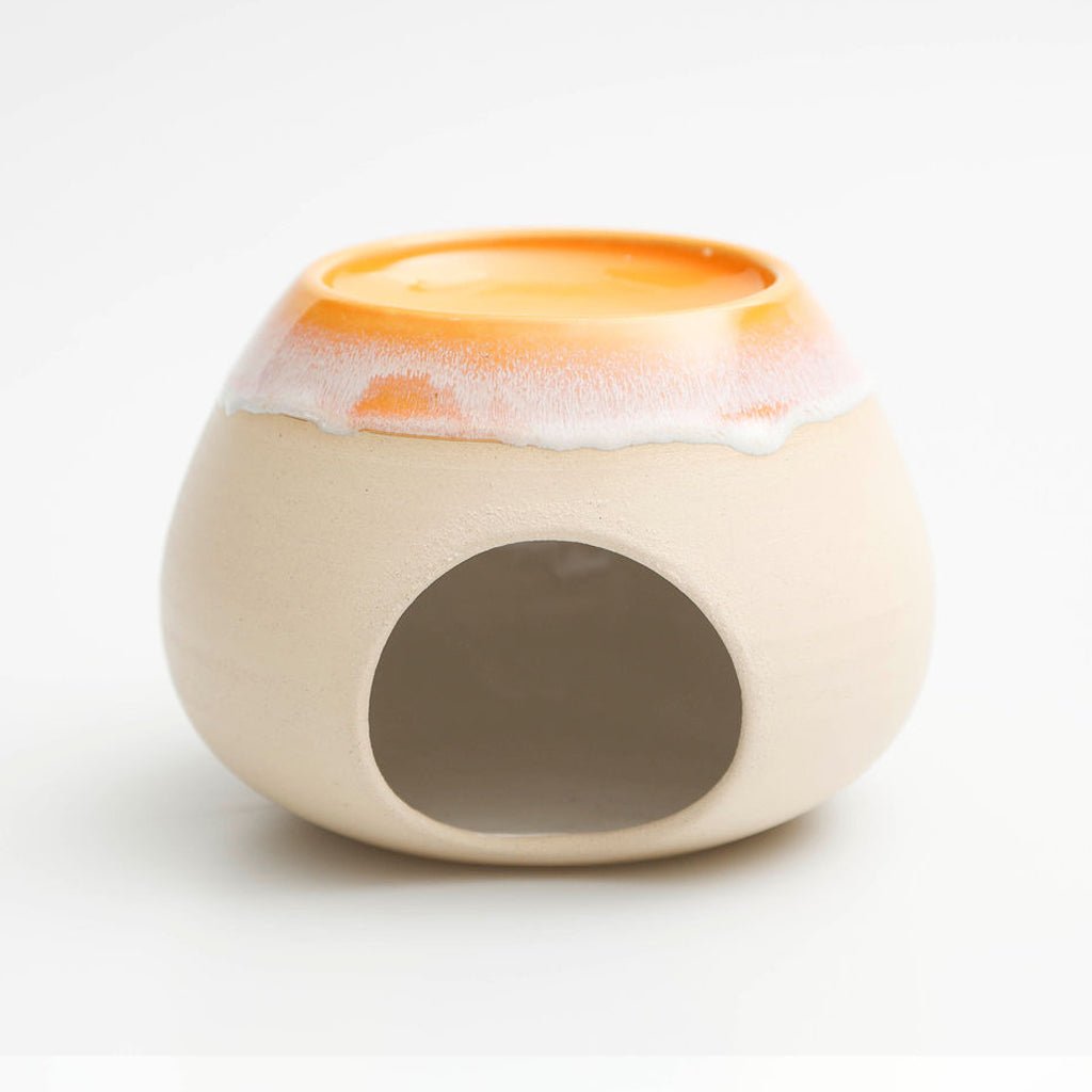 Sunrise Yellow Artisan Wax Melt Burner - The Mewstone Candle Co