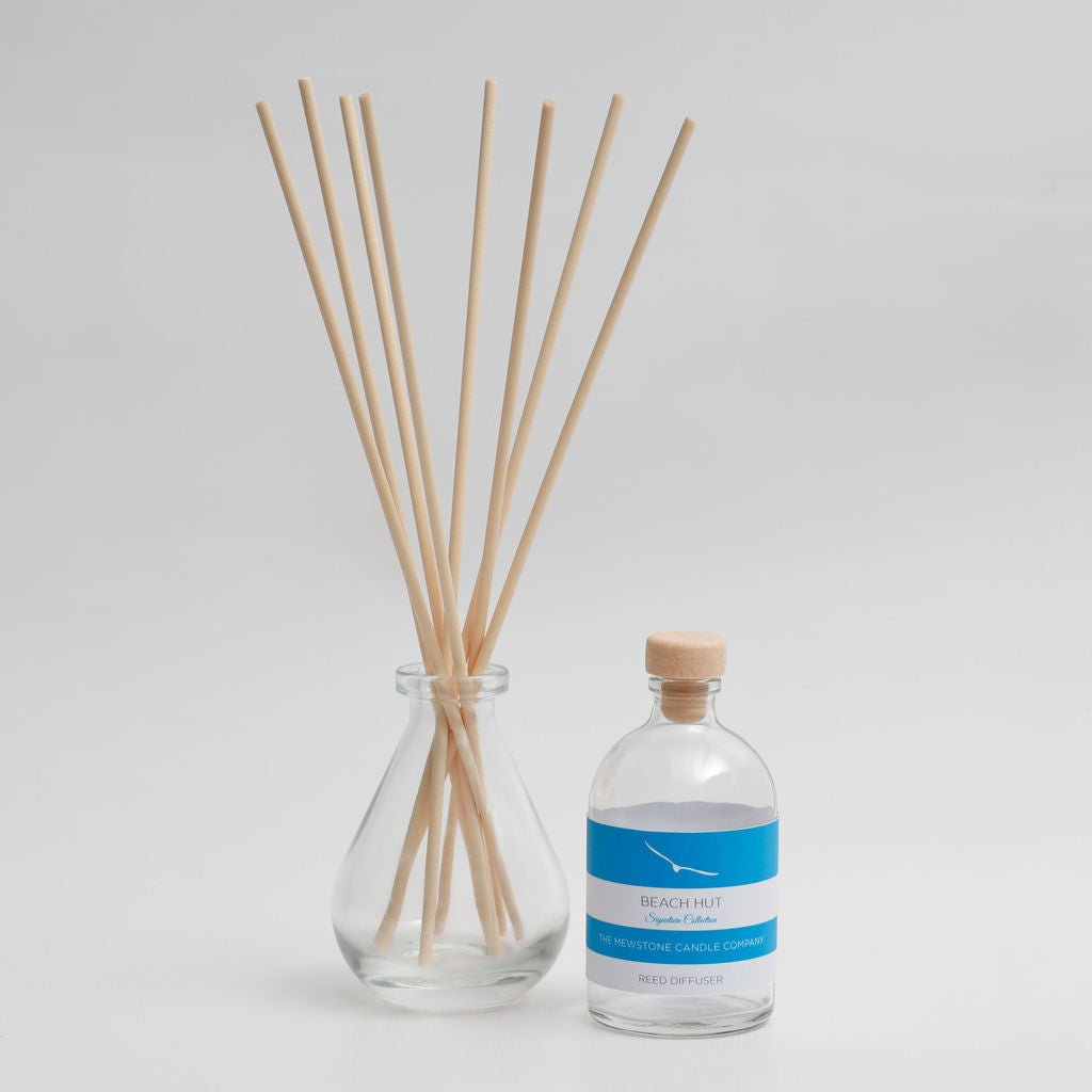 Beach Hut Reed Diffuser - The Mewstone Candle Co