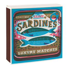 Better Together Sardines Luxury Archivist Matches - The Mewstone Candle Co