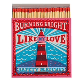 Burning Bright Luxury Archivist Matches - The Mewstone Candle Co