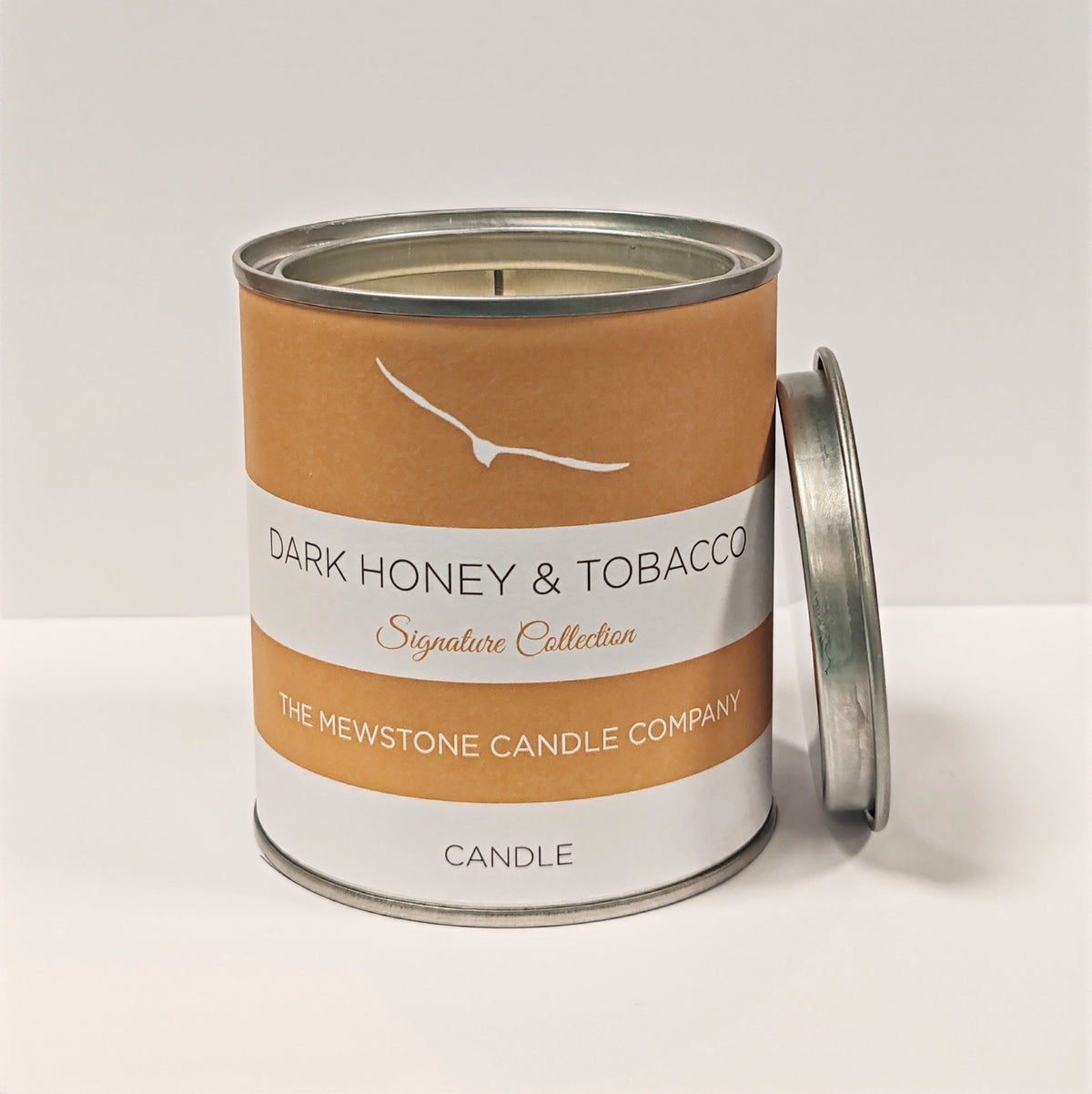 Dark Honey and Tobacco Signature Candle - The Mewstone Candle Co
