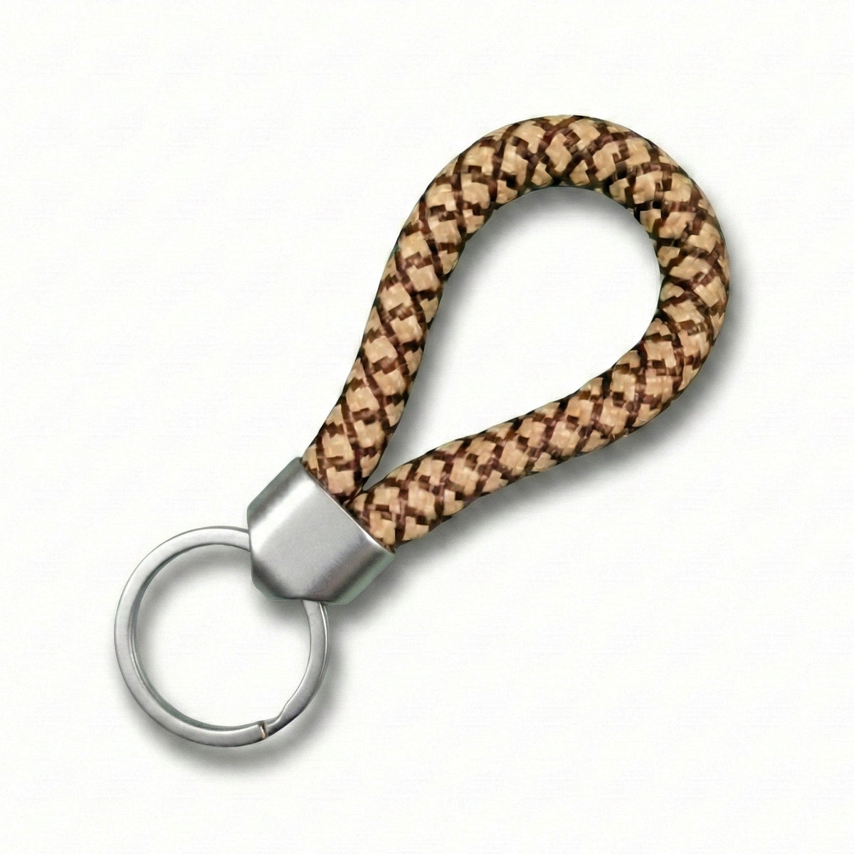 Heavy Duty Rope Key Fob - Cappuccino - The Mewstone Candle Co