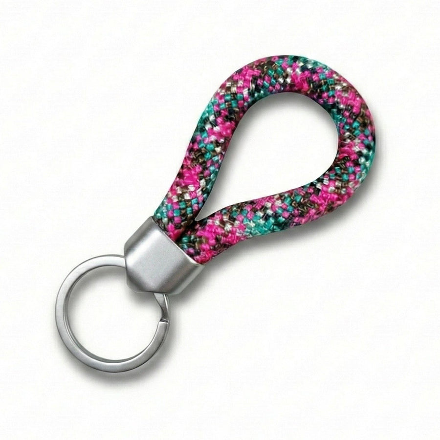 Heavy Duty Rope Key Fob in Coleus Plant