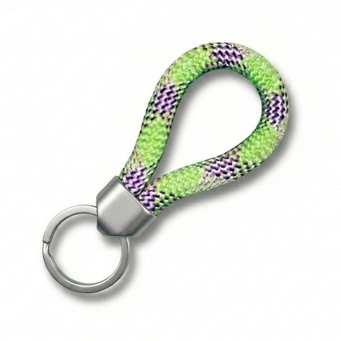 Heavy Duty Rope Key Fob in Grasshopper