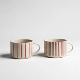 Kindred Yarrow Earth Red Mugs - Large (Set of 2) - The Mewstone Candle Co