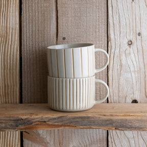 Kindred Yarrow Mustard Yellow Mugs - Large (Set of 2) - The Mewstone Candle Co