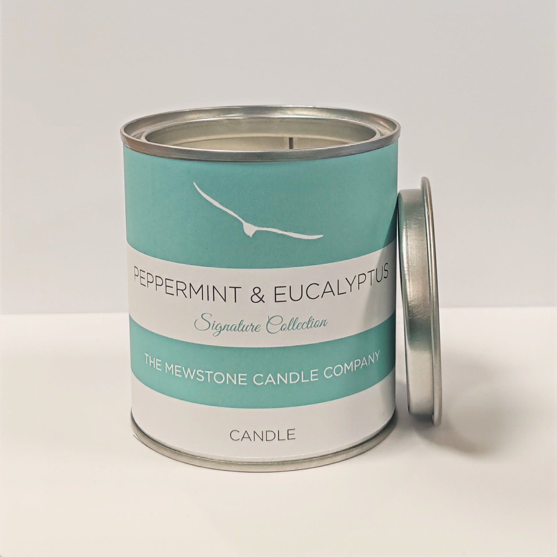 Peppermint and Eucalyptus Signature Candle - The Mewstone Candle Co