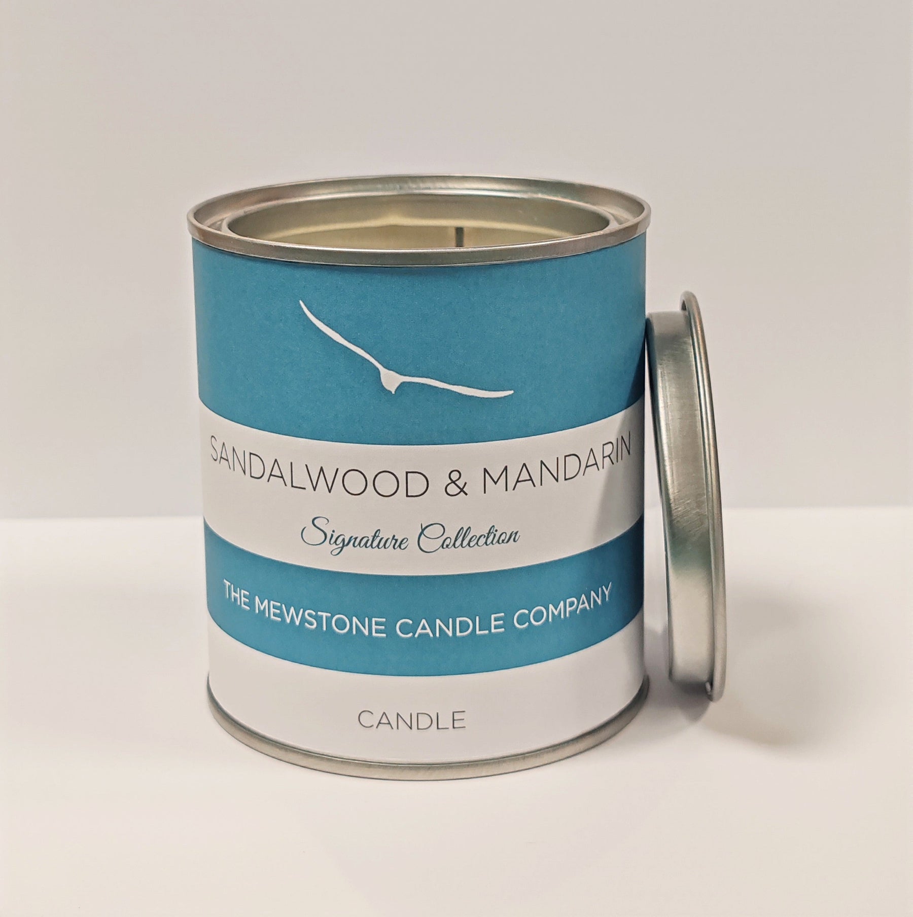 Sandalwood & Mandarin Signature Candle - The Mewstone Candle Co