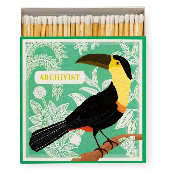 Ariane's Toucan Luxury Archivist Matches - The Mewstone Candle Co