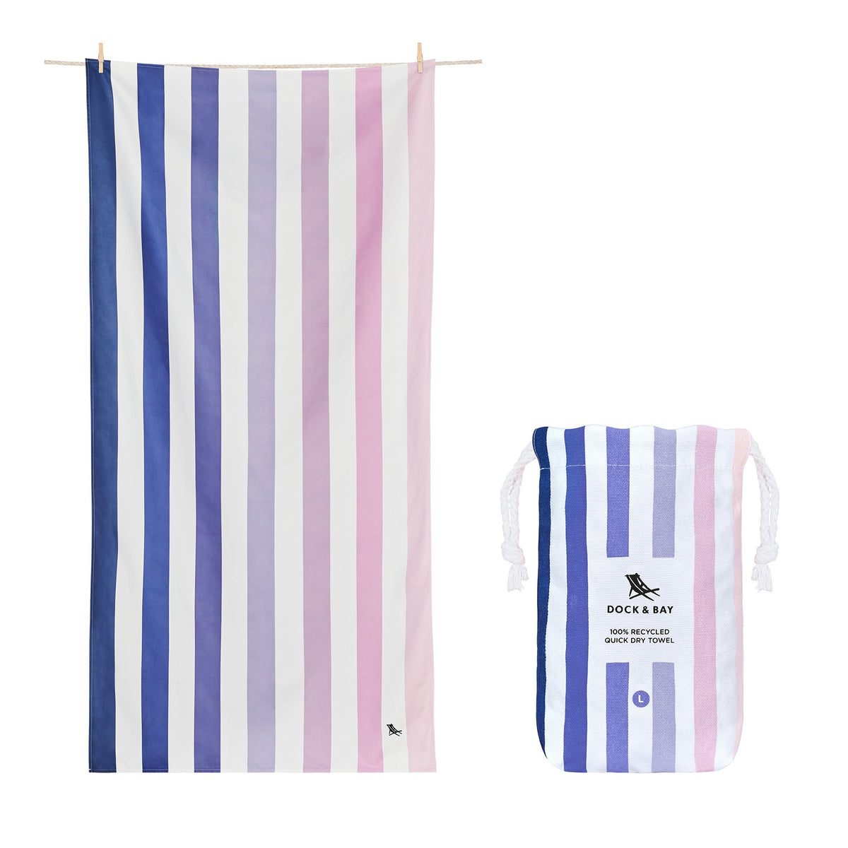 Dock and Bay Quick Dry Towel - Dusk to Dawn - The Mewstone Candle Co