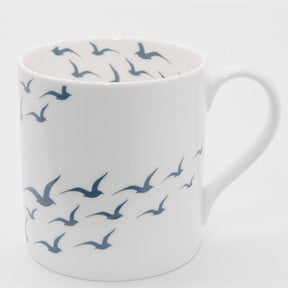 Flock of Gulls Bone China Mug - The Mewstone Candle Co