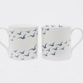 Flock of Gulls Bone China Mug - The Mewstone Candle Co