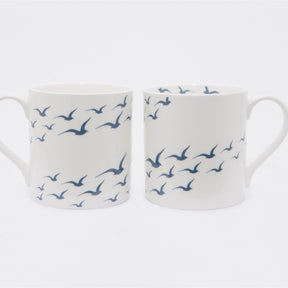 Flock of Gulls Bone China Mug - The Mewstone Candle Co
