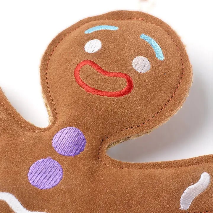 Jean Genie The Gingerbread Person Eco Dog Toy - The Mewstone Candle Co