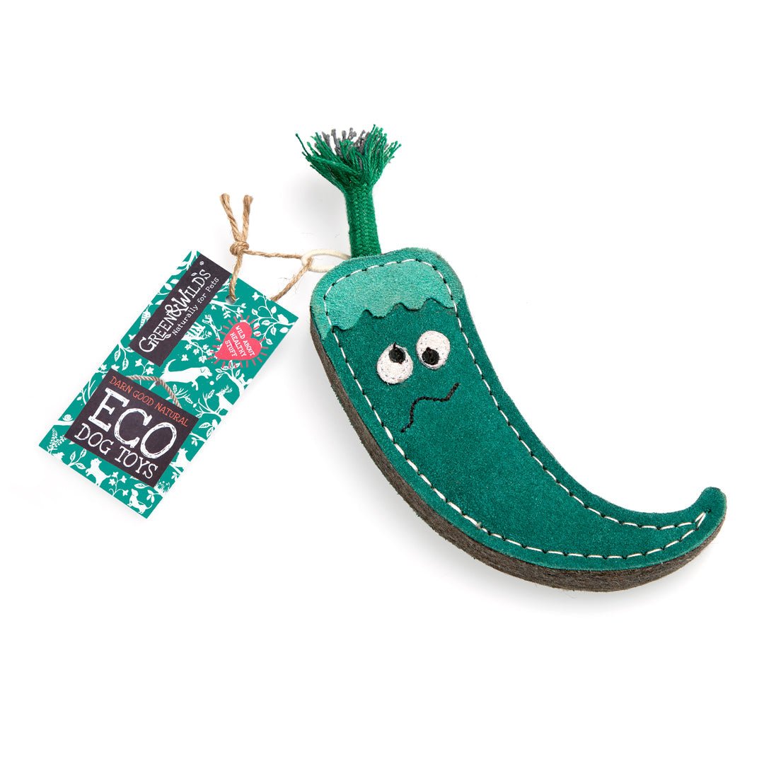 Juan The Jalapeno Eco Dog Toy - The Mewstone Candle Co