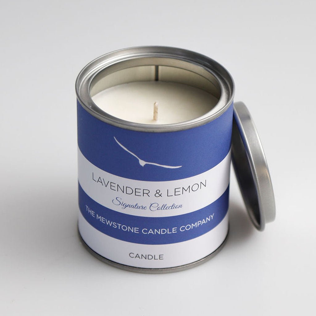 Lavender and Lemon Signature Candle - The Mewstone Candle Co