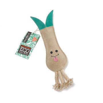 Lenny The Leek Eco Dog Toy - The Mewstone Candle Co