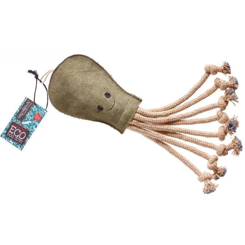 Olive The Octopus Eco Dog Toy - The Mewstone Candle Co