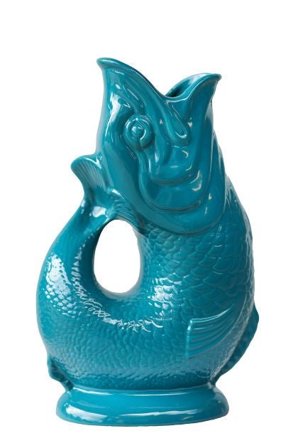 Original Gluggle Jug - Teal - The Mewstone Candle Co