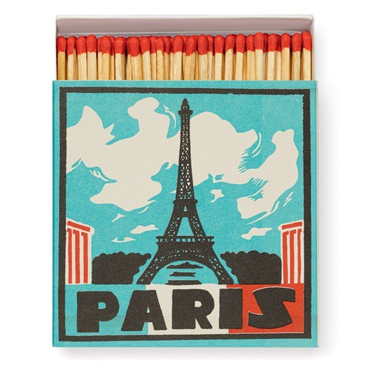 Paris Luxury Archivist Matches - The Mewstone Candle Co