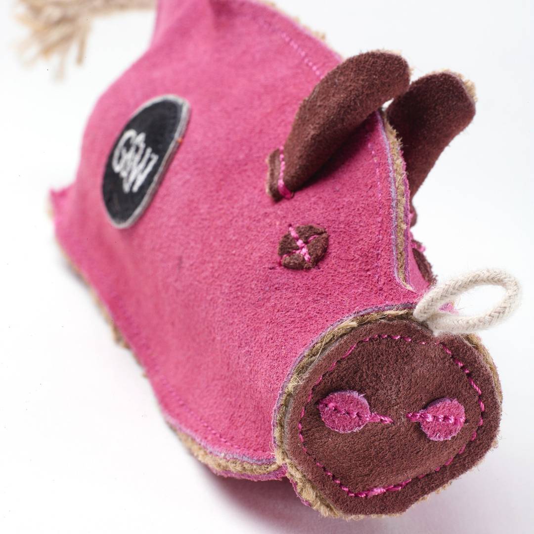 Peggy the Pig Eco Dog Toy - The Mewstone Candle Co