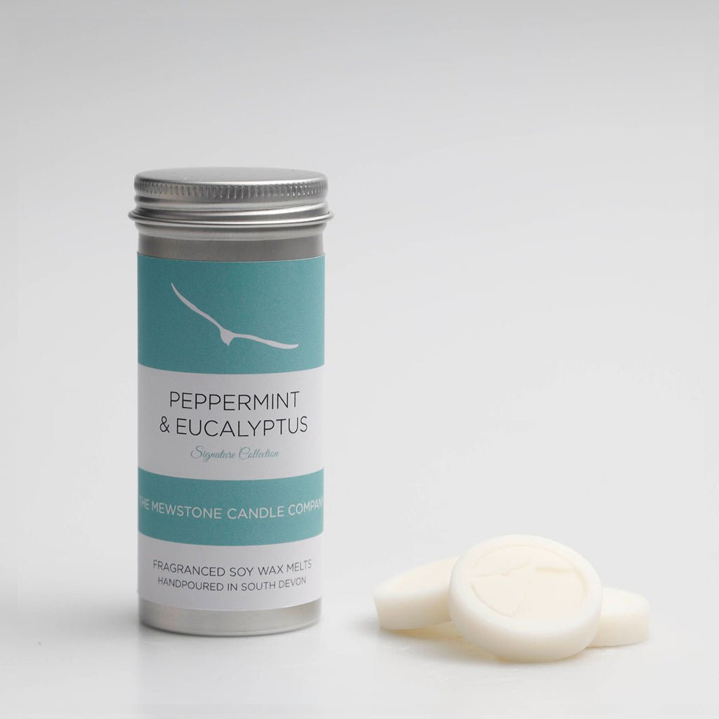 Peppermint and Eucalyptus Wax Melt Tube - The Mewstone Candle Co