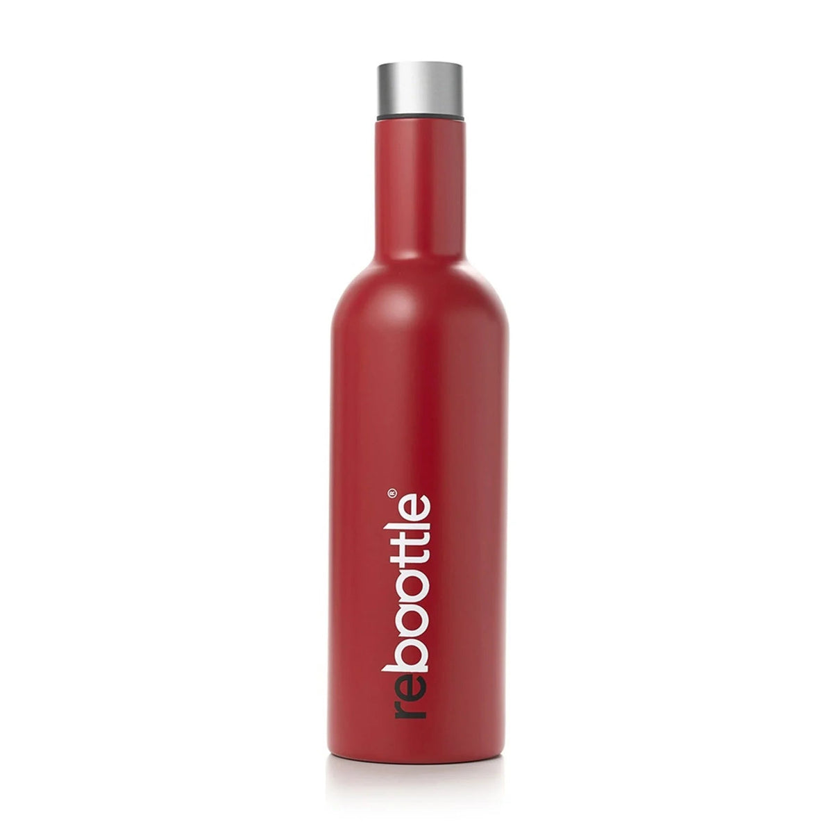 Rebootle Insulated Wine Bottle Flask - Red - The Mewstone Candle Co