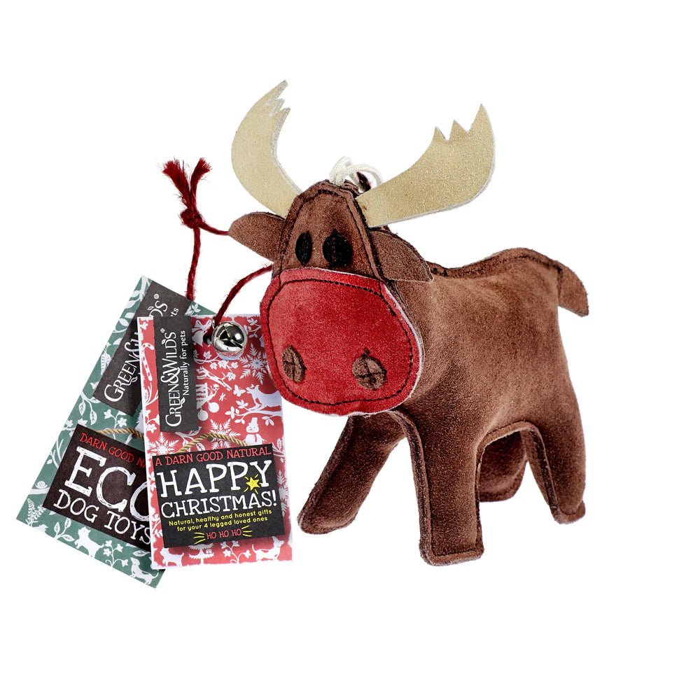 Rudi the Reindeer Eco Dog Toy - The Mewstone Candle Co