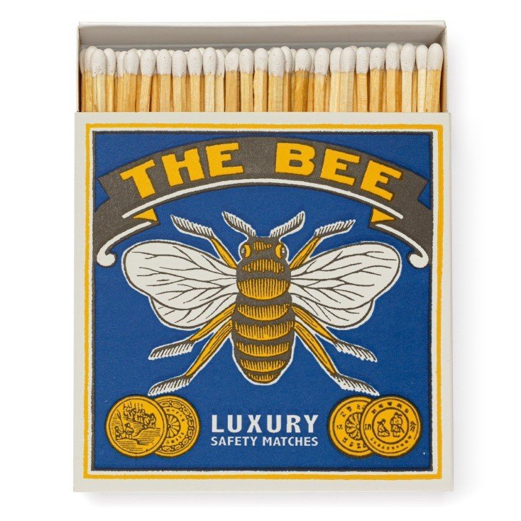 The Bee Luxury Matches - The Mewstone Candle Co