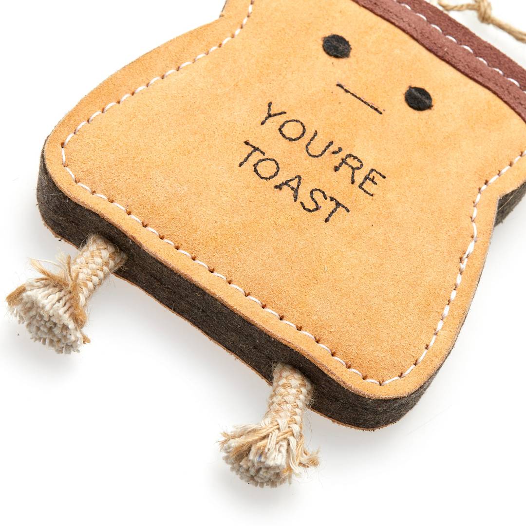 You're Toast Eco Dog Toy - The Mewstone Candle Co